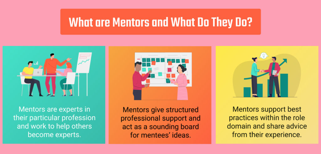 What are mentors and what do they do?