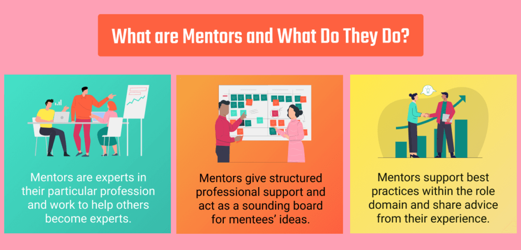 What are mentors and what do they do?