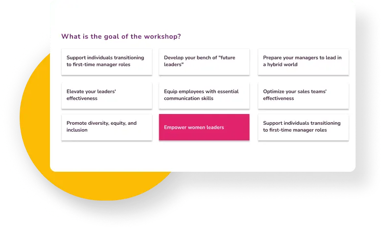 Cohort Based Workshops HOW IT WORKS with space